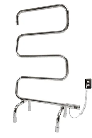Myson FSPHR05 5 Bar Gem Plug in Floor Mounted Towel Warmer - 23.8"w x 37.3"h