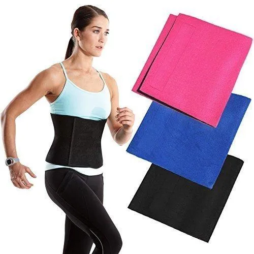 Neoprene Slimmer Belt - Burn Fat Lose Weight - Black