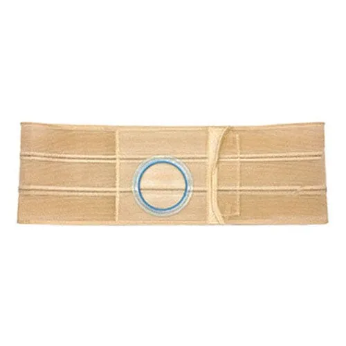 Nu-Hope Support Belt, Original Flat Panel, 2-5/8" Stoma, 6" Wide, Right, 1" From Bottom, Medium (32" to 36" Waist), Beige