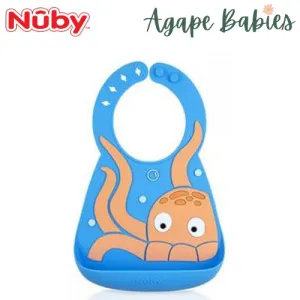 Nuby Fun 3D Silicon Bib - Octopus