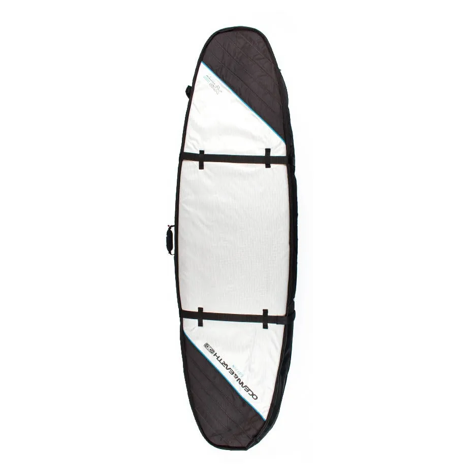 Ocean & Earth Double Coffin Shortboard Cover - Silver