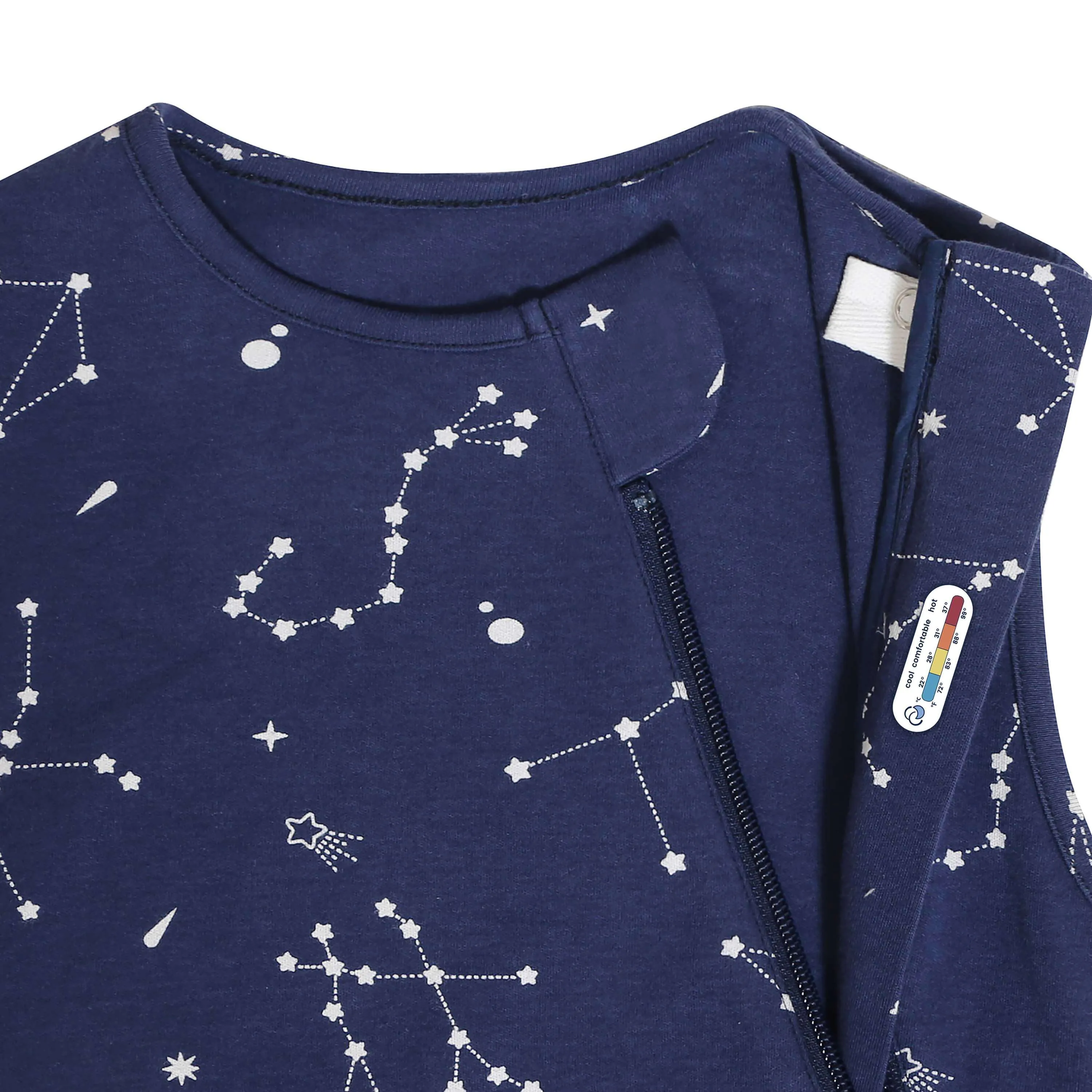 Organic Sleeveless Sleep Sack 0.5 TOG - Constellation
