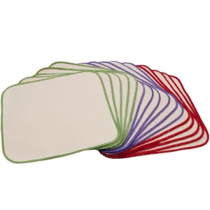 OsoCozy: Flannel Baby Wipes - 100% Cotton, Unbleached & Reusable