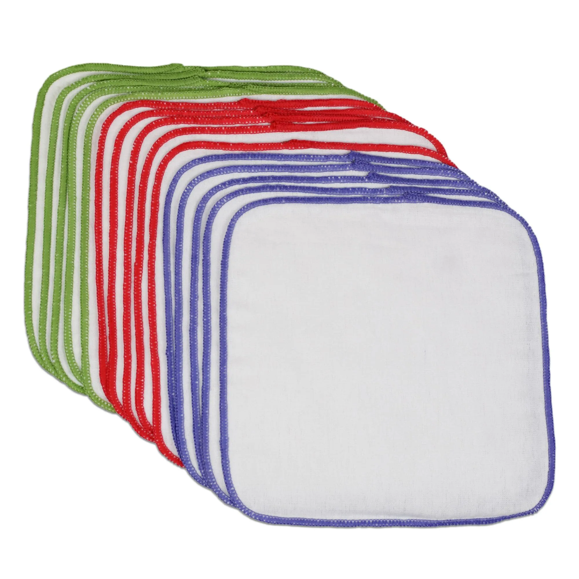 OsoCozy: Flannel Baby Wipes - 100% Cotton, Unbleached & Reusable