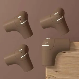 P-plus international soft baby proofing corner guards & edge protectors (pack of 4)