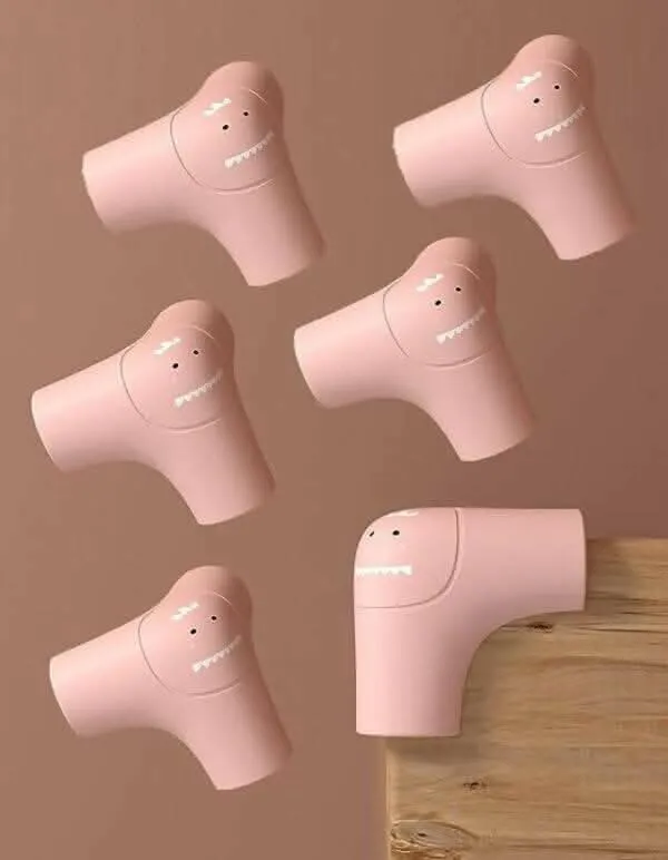 P-plus international soft baby proofing corner guards & edge protectors (pack of 6)