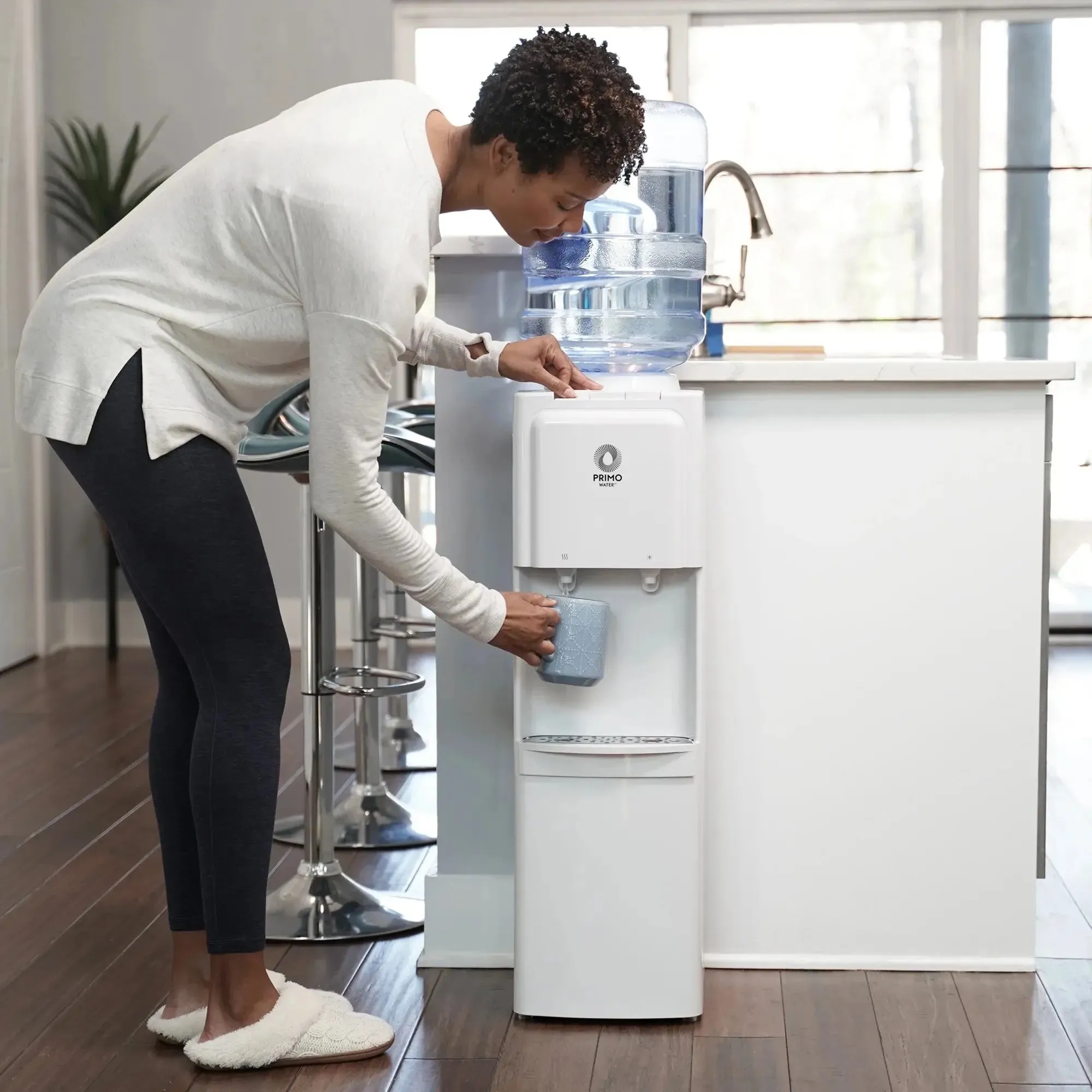 Primo® Water Dispenser Top Loading 36" Height, Hot and Cold Temperature, White 3 or 5 Gallon Model 601275