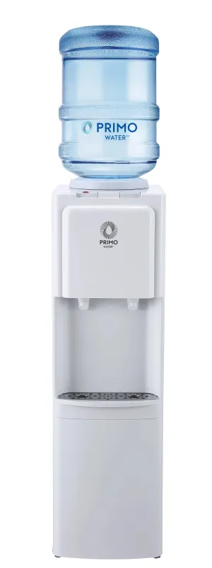 Primo® Water Dispenser Top Loading 36" Height, Hot and Cold Temperature, White 3 or 5 Gallon Model 601275