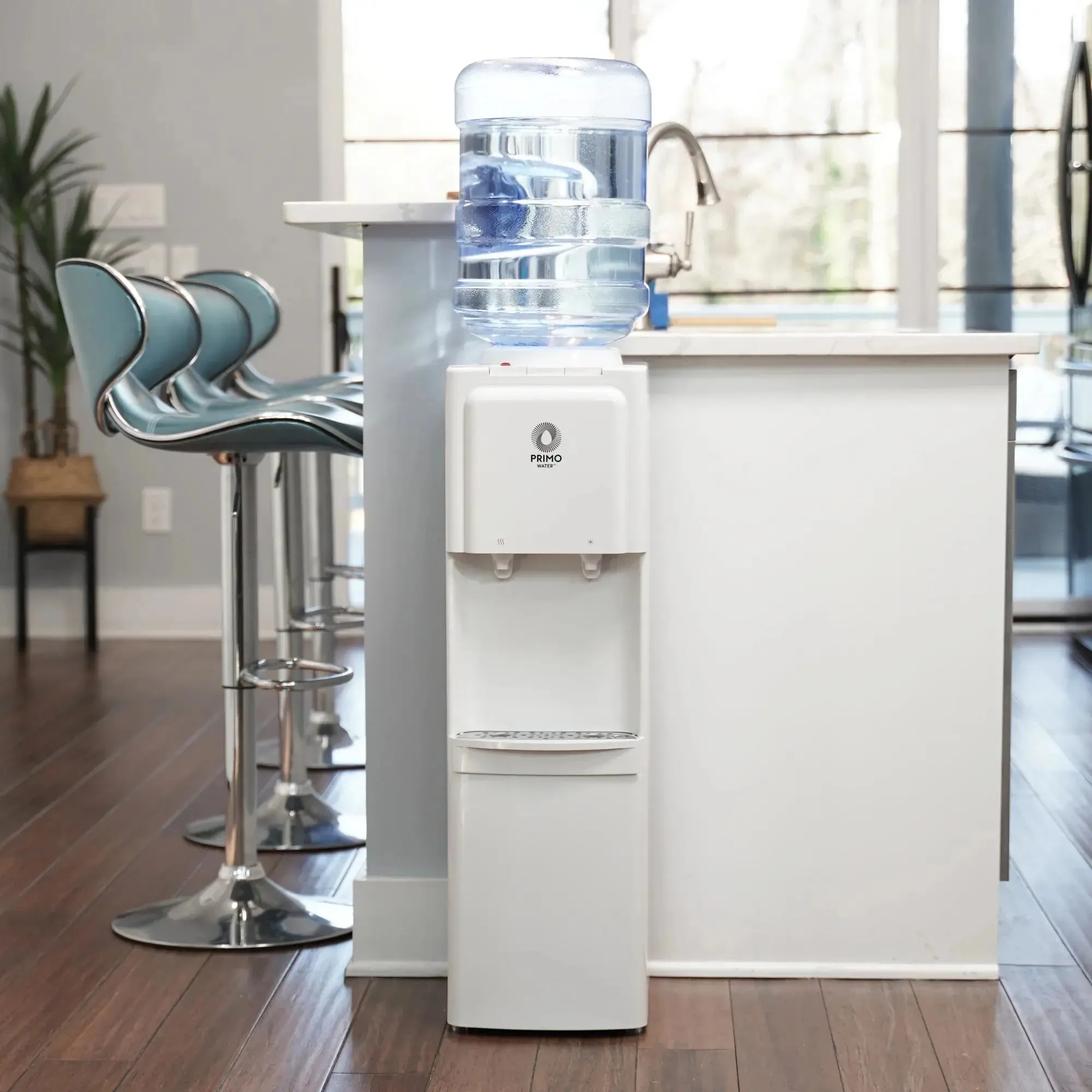 Primo® Water Dispenser Top Loading 36" Height, Hot and Cold Temperature, White 3 or 5 Gallon Model 601275