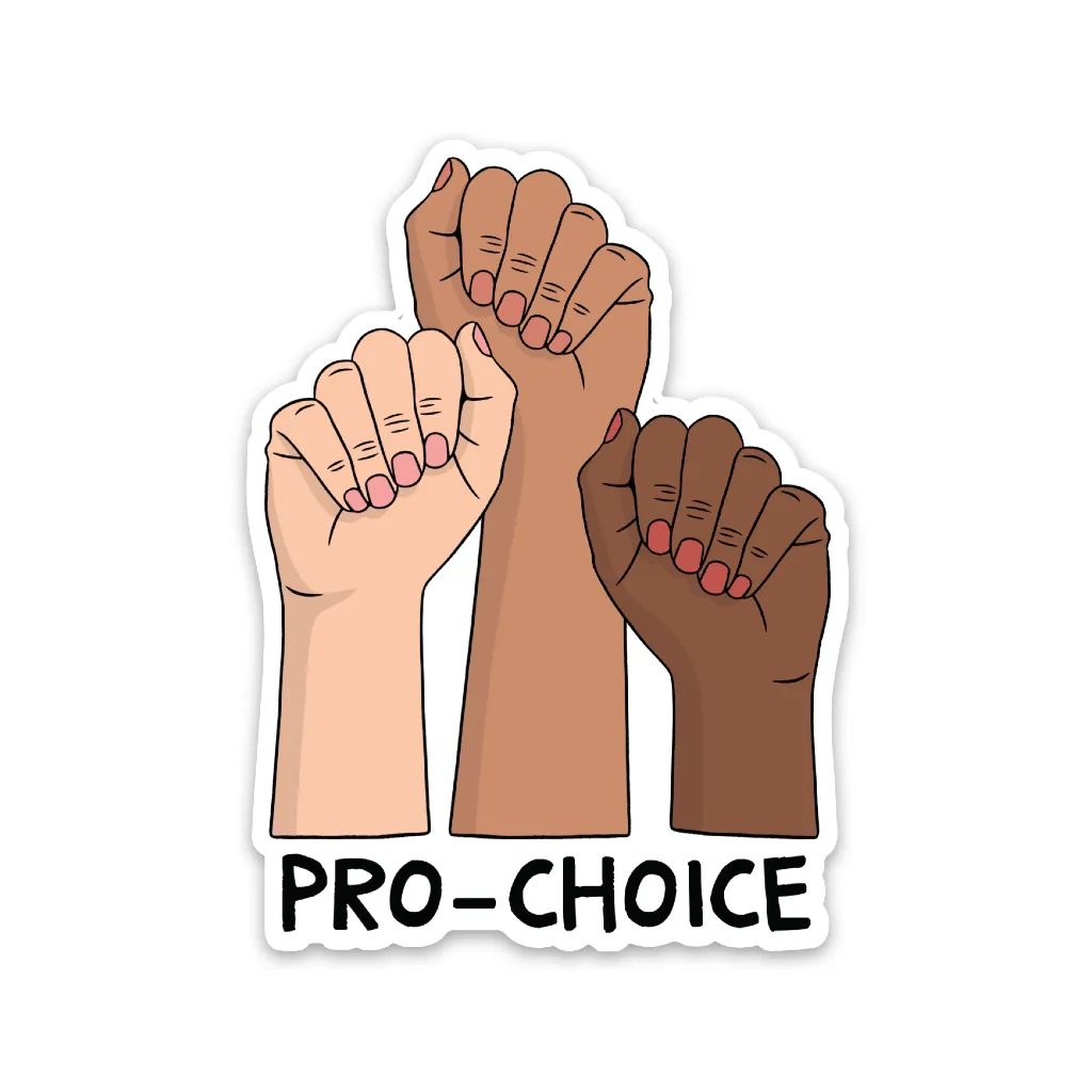 Pro-Choice Hands Sticker