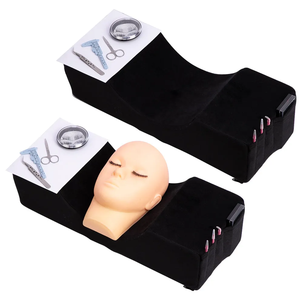 Professional Eyelash Extension Pillow Soft Grafted Eyelashes Ergonomic Memory Pillows For Beauty Salon Use Headrest Neck Support