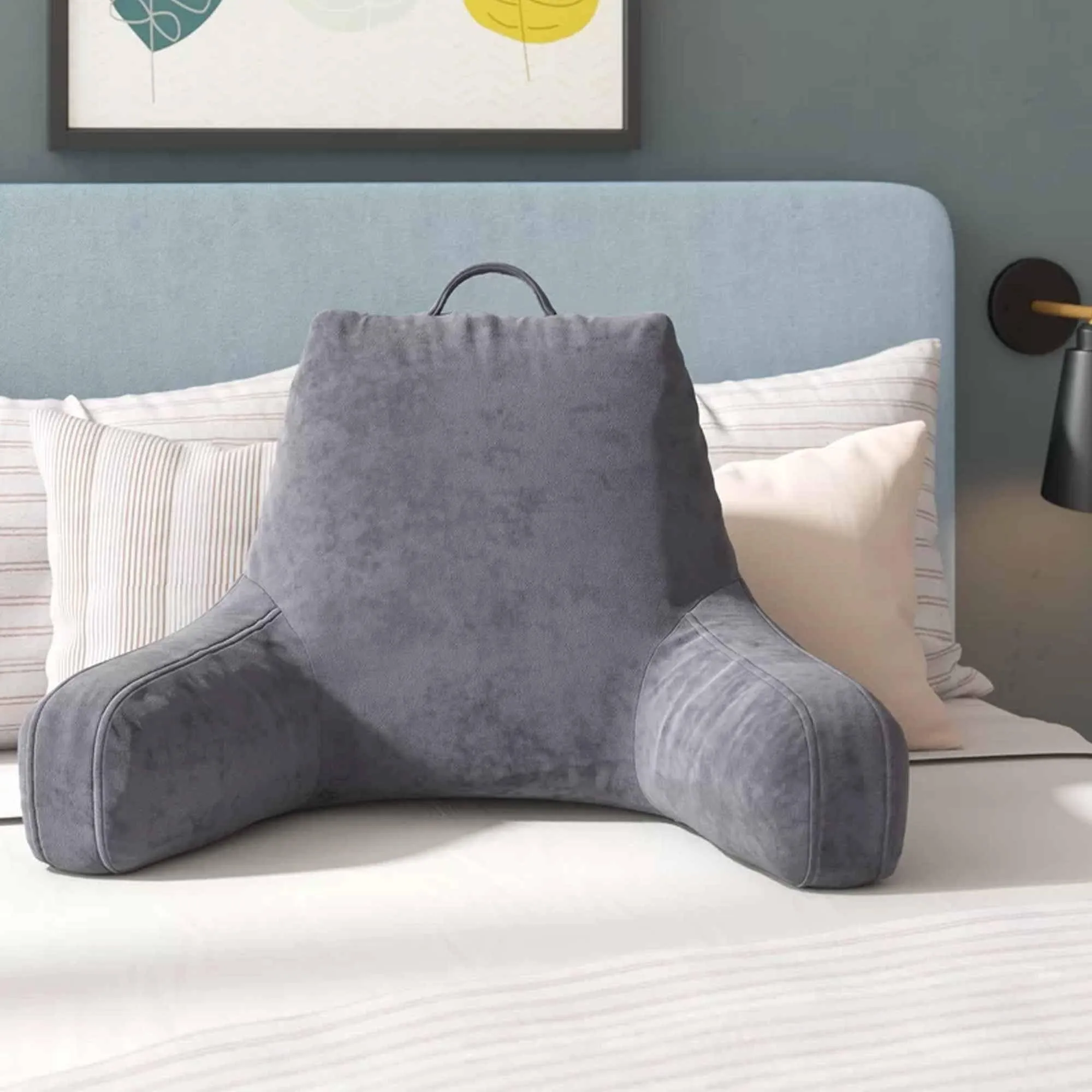 Reading Pillows for Sitting in Bed Adult with Arms Support for Body