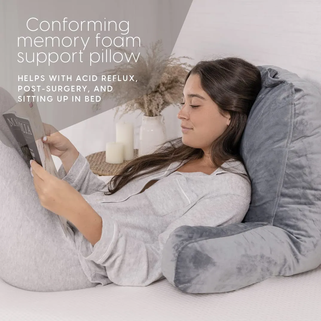 Reading Pillows with Shredded Memory Foam for Comfort and Support