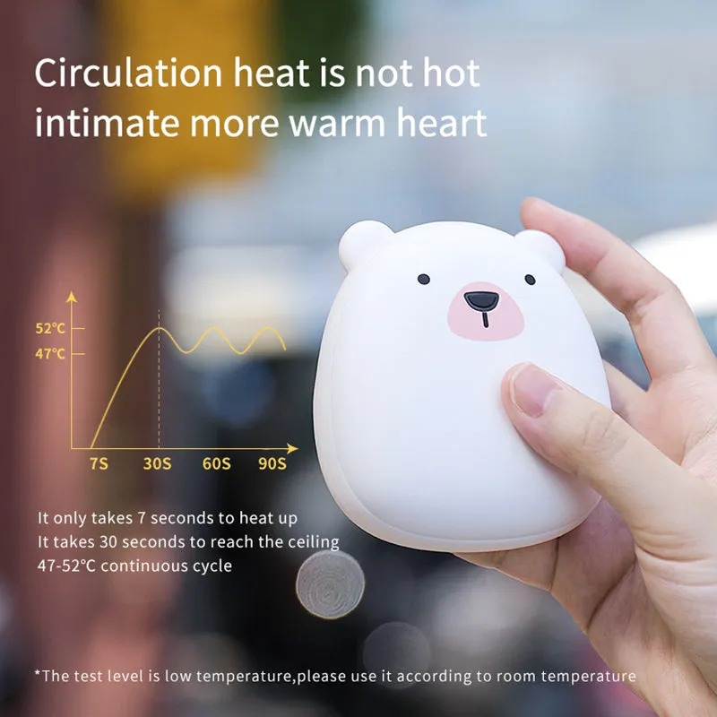 Rechargeable Electric Hand Warmers - Cartoon Penguin /Polar Bear