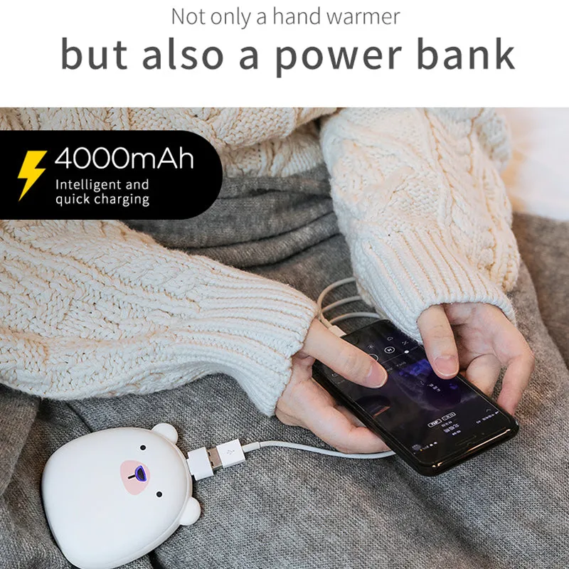 Rechargeable Electric Hand Warmers - Cartoon Penguin /Polar Bear