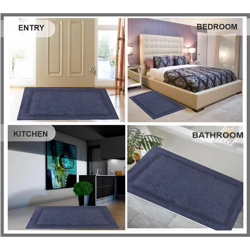 Regent  Anti Skid Bath Mat -  Blue