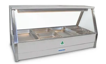Roband Straight Glass Hot Food Display E24 RD (Order in item)