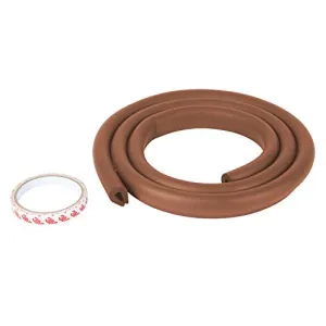 Safe-O-Kid- 2 Meter Long U - Shaped 1 Edge Guard Strip-Brown