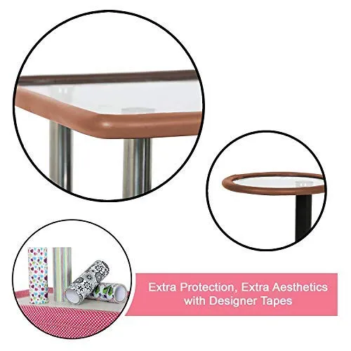Safe-O-Kid- 2 Meter Long U - Shaped 1 Edge Guard Strip-Brown