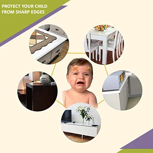 Safe-O-Kid, Soft Cushioned 5 Meter Medium Edge Guards with 3M Adhesive- Black