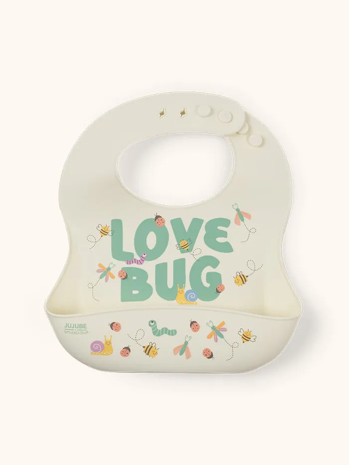 Silicone Bib - Love Bug
