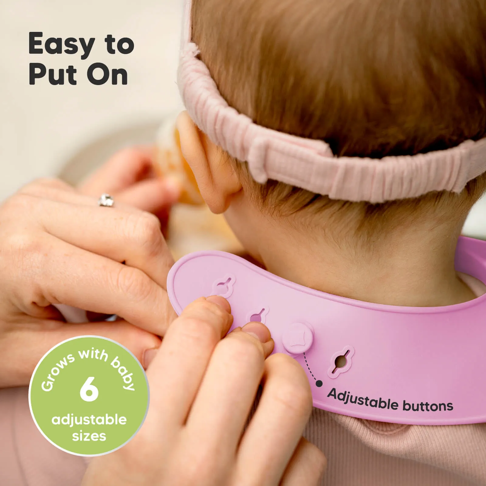 Silicone Bibs (Cotton Candy)