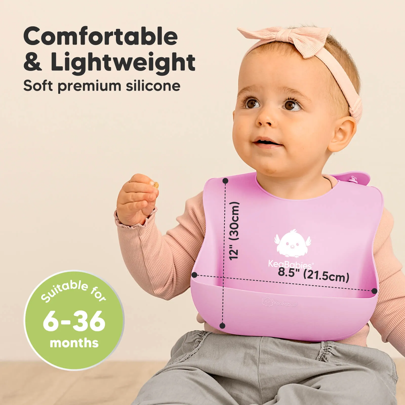 Silicone Bibs (Cotton Candy)