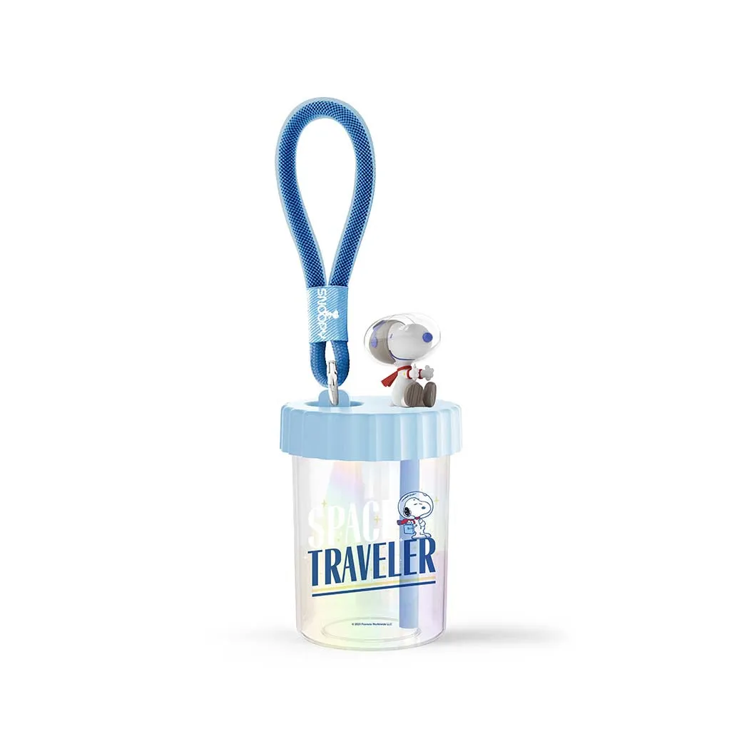 Snoopy the Little Space Explorer Collection Plastic Tumbler with Strap (520mL)