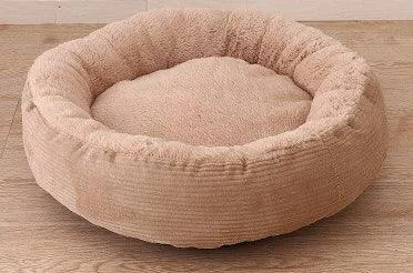 Soft Pet Bed with Detachable Cushion