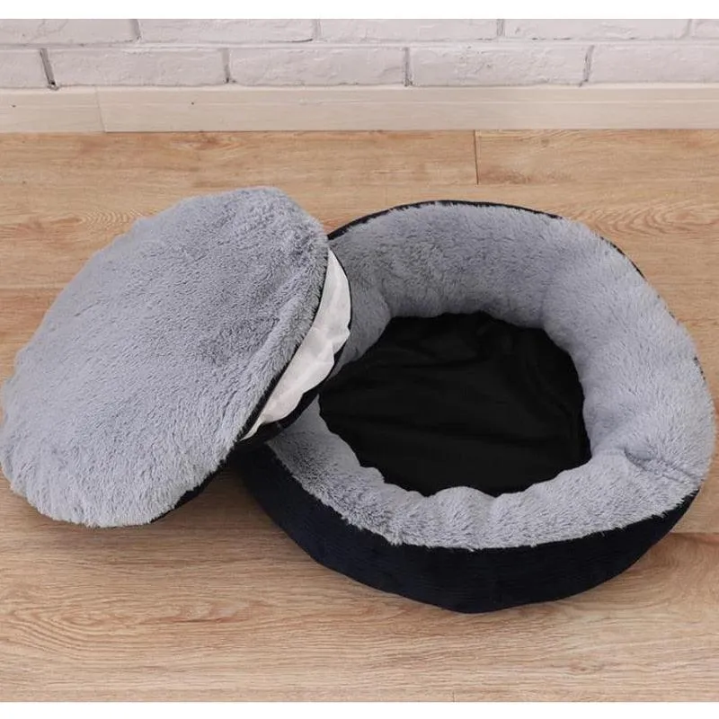 Soft Pet Bed with Detachable Cushion