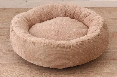Soft Pet Bed with Detachable Cushion