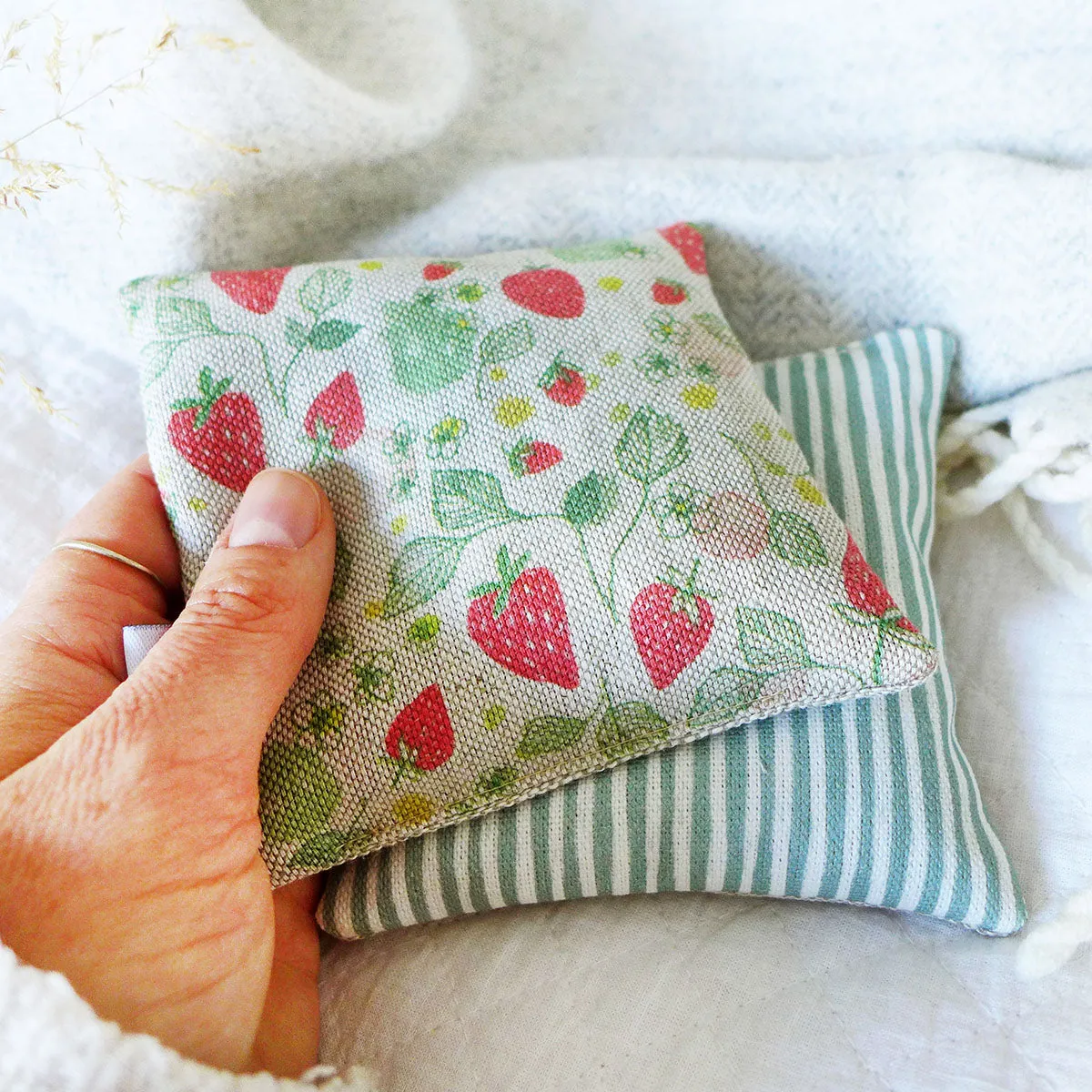 Strawberries Wheat Hand Warmers