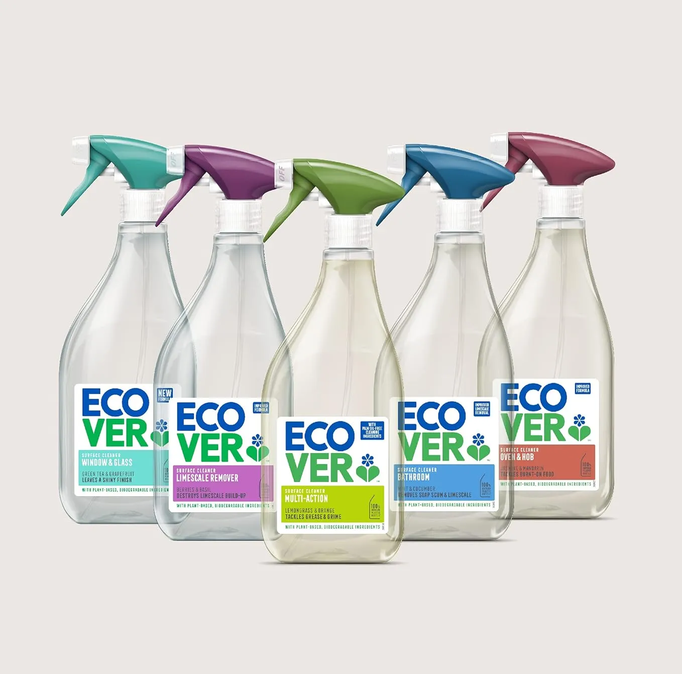 Surface Cleaner Window & Glass 500ml- Green Tea & Grapefruit