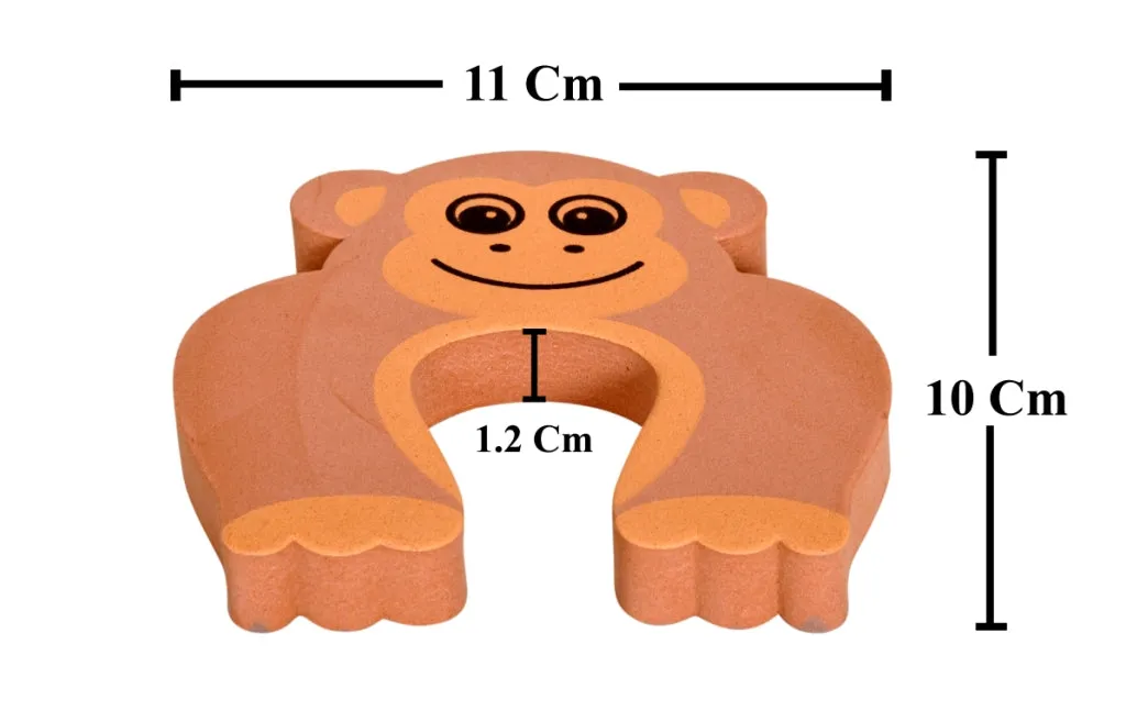 THE LITTLE LOOKERS 2 Pc Multipurpose Finger Door/Closet Protector/Safety Finger Pinch/Guard/Stopper, Accidental Door Lock Protection for Kids/Babies/Children