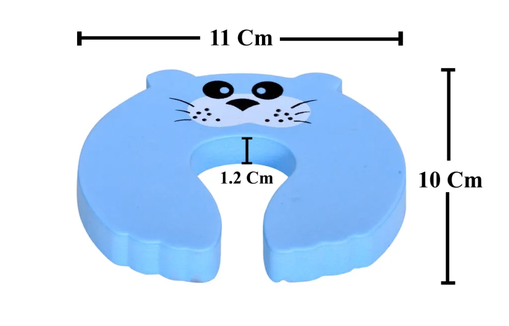THE LITTLE LOOKERS 2 Pc Multipurpose Finger Door/Closet Protector/Safety Finger Pinch/Guard/Stopper, Accidental Door Lock Protection for Kids/Babies/Children