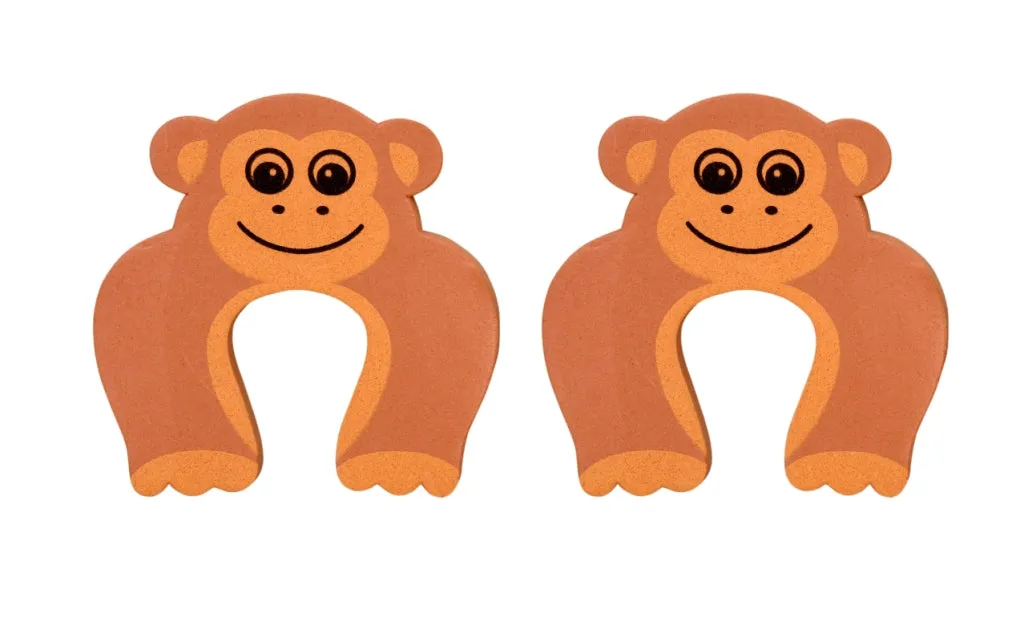 THE LITTLE LOOKERS 2 Pc Multipurpose Finger Door/Closet Protector/Safety Finger Pinch/Guard/Stopper, Accidental Door Lock Protection for Kids/Babies/Children