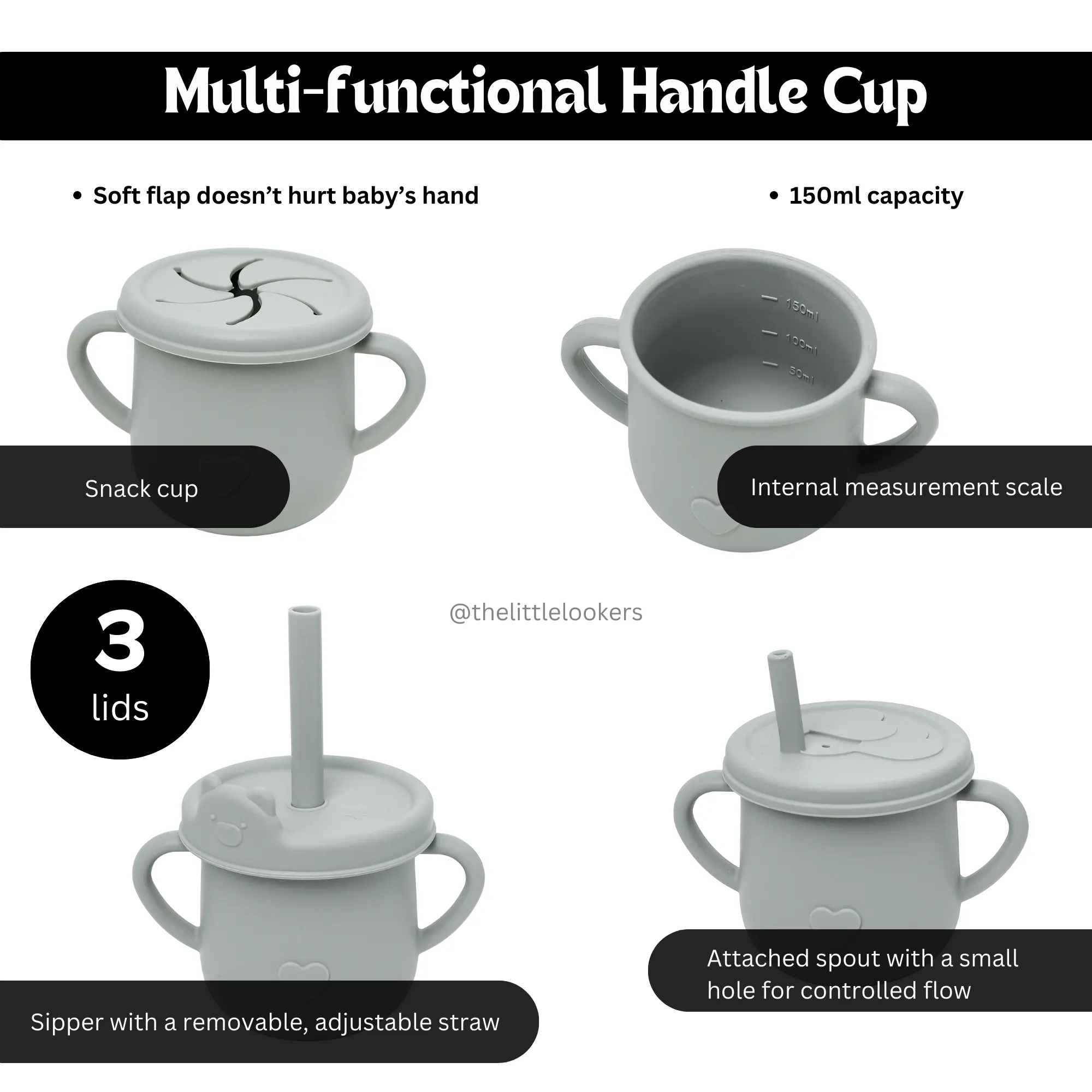THE LITTLE LOOKERS Baby Feeding Set I 11 Piece Baby Dining Set I Baby Bowl and Spoon Set, Bib, Snack/Sipper Cup