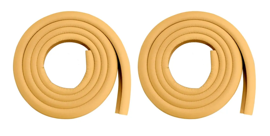 THE LITTLE LOOKERS Baby Proofing 2 metre L-Shaped Edge Guards Roll | Child Safety Edge Protectors | Safety Accessories with Adhesive Tape for Babies/Kids/Children