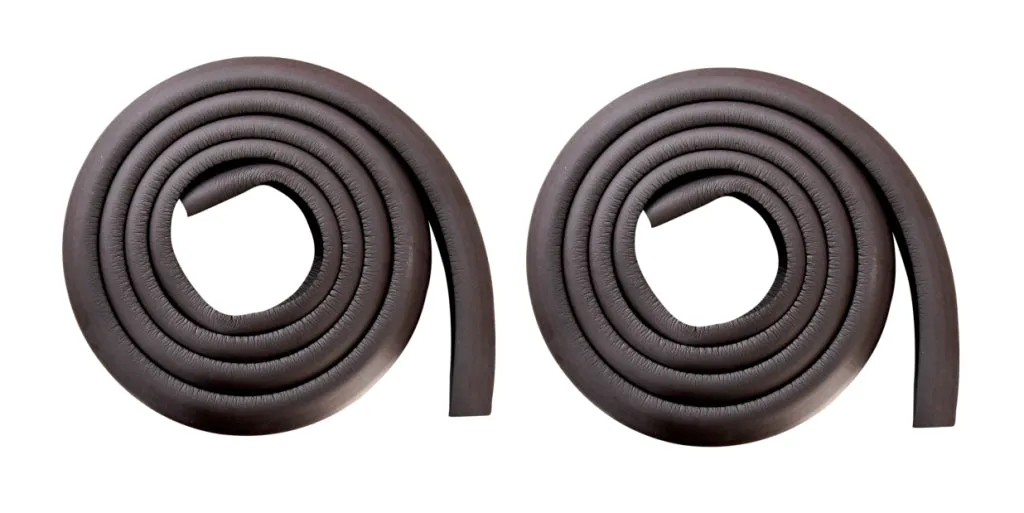 THE LITTLE LOOKERS Baby Proofing 2 metre L-Shaped Edge Guards Roll | Child Safety Edge Protectors | Safety Accessories with Adhesive Tape for Babies/Kids/Children