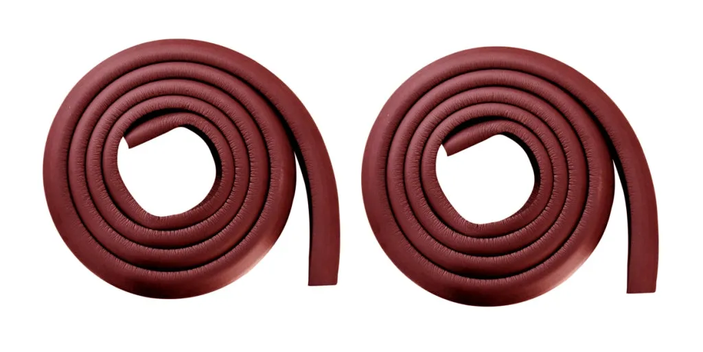 THE LITTLE LOOKERS Baby Proofing 2 metre L-Shaped Edge Guards Roll | Child Safety Edge Protectors | Safety Accessories with Adhesive Tape for Babies/Kids/Children