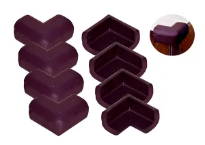 THE LITTLE LOOKERS Baby Proofing L-Shaped Corner Guards | Child Safety Edge Protectors | Baby Safety Furniture Cushion Corner | with Adhesive Tape for Babies/Kids/Children