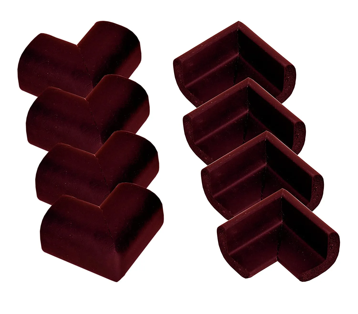 THE LITTLE LOOKERS Baby Proofing L-Shaped Corner Guards | Child Safety Edge Protectors | Baby Safety Furniture Cushion Corner | with Adhesive Tape for Babies/Kids/Children
