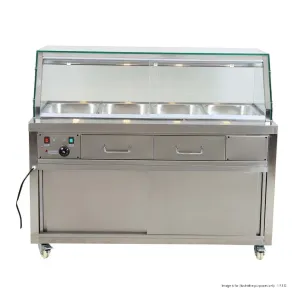 Thermaster Heated Bain Marie Food Display [PG150FE-YG] (Order in item)