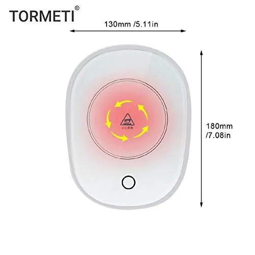 Tormeti Personal Coffee Mug & Coffee Warmer Auto Shut Off Desktop Heated Coffee Mug Warmer Hot Coffee Plate for Tea Joe Water Milk Hot Cocoa or Candle Wax with 500ml Coffee Mug