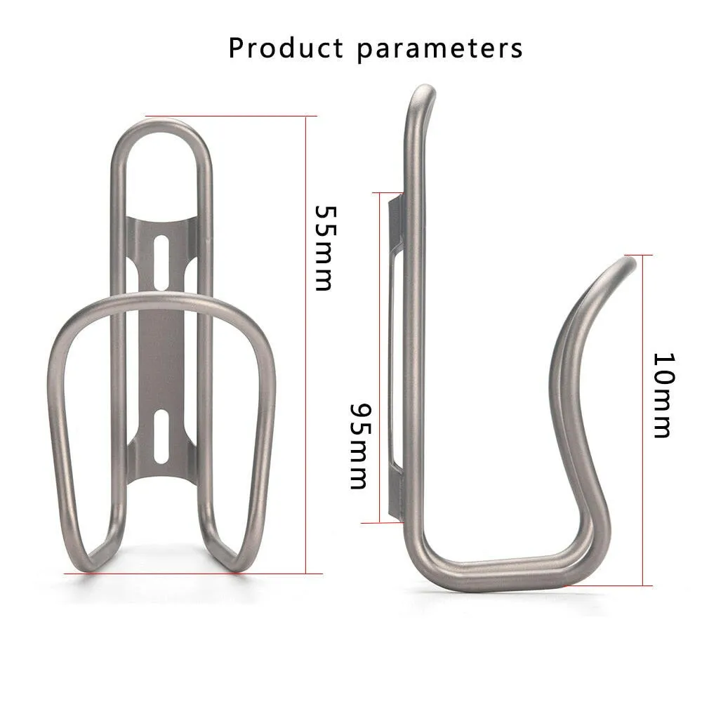 Ultralight Titanium Bicycle Water Bottle Cage  Bottle Holder with Free Bolts MTB Road Bike Bottle Bracket Bottle Rack Holder