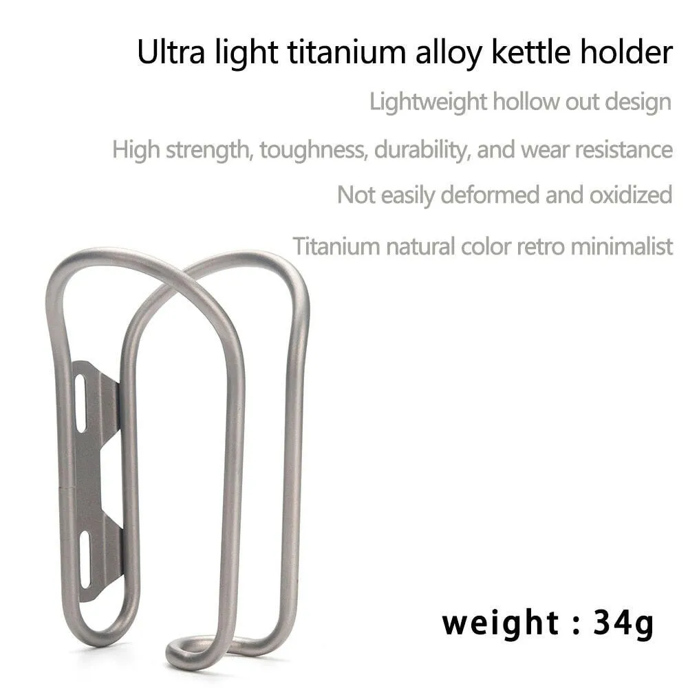 Ultralight Titanium Bicycle Water Bottle Cage  Bottle Holder with Free Bolts MTB Road Bike Bottle Bracket Bottle Rack Holder