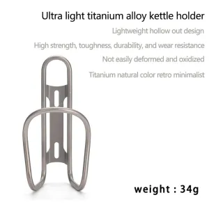 Ultralight Titanium Bicycle Water Bottle Cage  Bottle Holder with Free Bolts MTB Road Bike Bottle Bracket Bottle Rack Holder