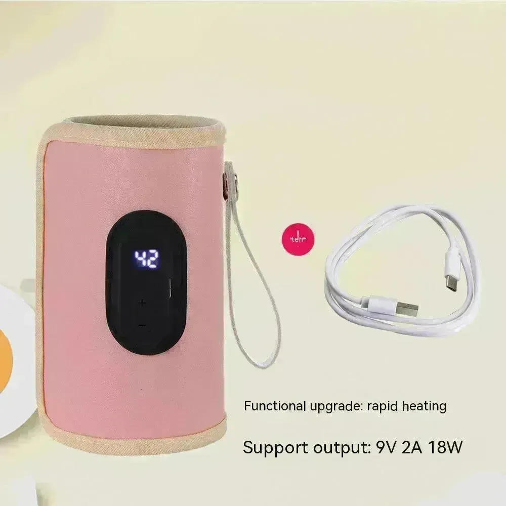USB Intelligent Temperature Control Portable Milk Bottle Insulation Cover