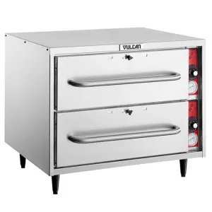 Vulcan VW2S-1M0ZX Freestanding Two Drawer Warmer - 120V 950W
