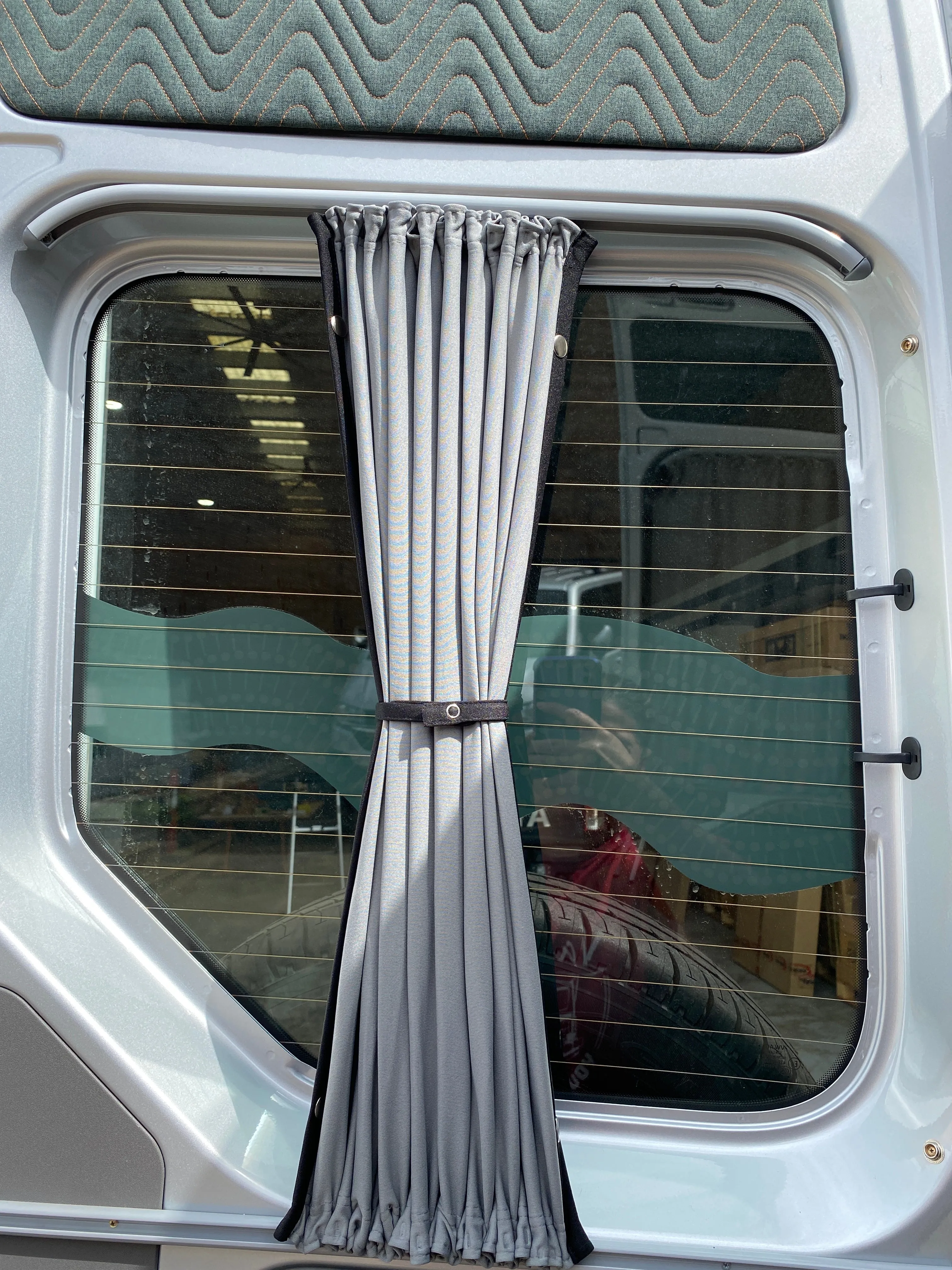 VW Crafter (2017-onwards) - 2pc Window Blackout Curtain - Barn Door